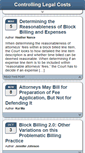 Mobile Screenshot of controllinglegalcosts.com