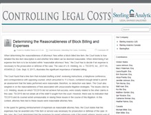 Tablet Screenshot of controllinglegalcosts.com